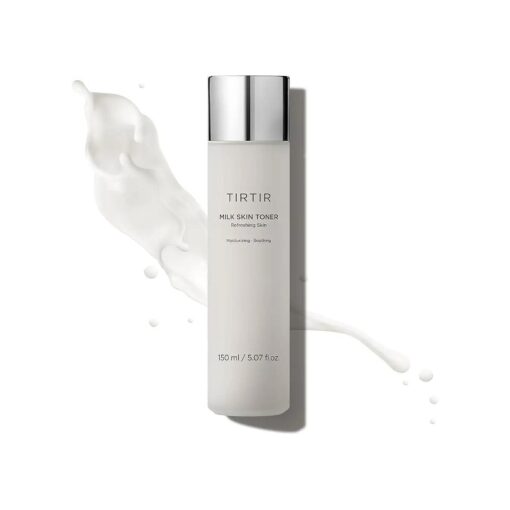 TIRTIR Milk Skin Toner | Deep Moisturizing, Instant Glow, 2 % Niacinamide, Rice Bran Extract, Ceramide, Panthenol, Cruelty-Free, Fungal Acne Friendly, Vegan, 5.07 fl.oz .