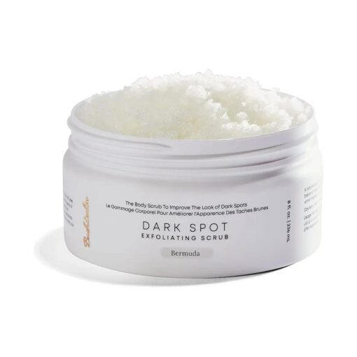 Bushbalm Dark Spot Exfoliating Scrub - Natural Body Scrub Exfoliant to Hydrated, Soften and Enhance Glow in Skin - Bermuda 236 ml