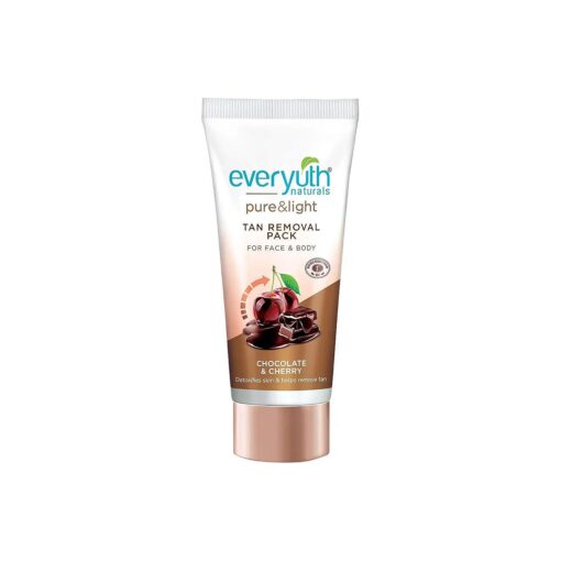 Naturals Tan Removal Face Pack, Chocolate and Cherry, 50g