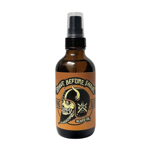 Grave Before Shave Viking Blend Beard Oil 4 oz, BIG BOTTLE