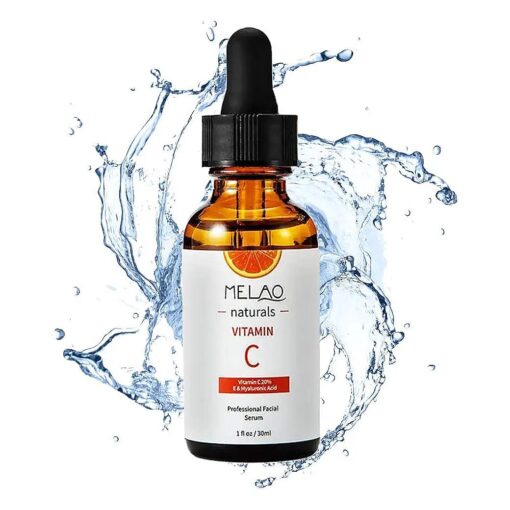 AKARY Vitamin C Serum for Face with Hyaluronic Acid and Vitamin E, Skincare Face Serum Reduce Dark Spots and Fine Lines for Women, Moisturizing Facial Serum Removes Dark Circles, Smooth Skin - 1 fl oz