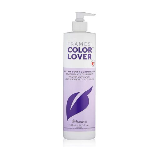 FRAMESI Color Lover Volume Boost Conditioner, Sulfate Free Volumizing Conditioner with Quinoa and Coconut Oil, Color Treated Hair