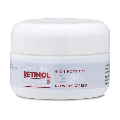 Retinol Cream For Face & Eye 3 % Blend | Natural Anti Aging w/Jojoba Oil, Apricot Oil, Hyaluronic Acid & Squalane | Helps Smooth Fine Lines & Wrinkles & Brightens for Younger Skin