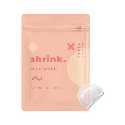 Pimple Patches For Face by Shrink Acne Patch | ( 45pcs ) Hydrocolloid Acne Patches for Healing Acne, Protecting and Reducing Zits, Korean Zit Stickers