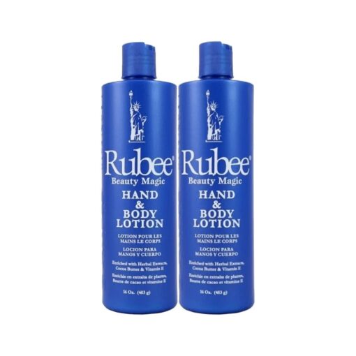 Rubee Hand & Body Lotion 16 Ounce ( 473ml ) ( 2 Pack )