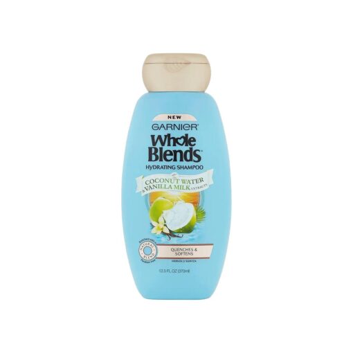 Garnier Whole Blends Shampoo with Coconut Water & Vanilla Milk Extracts, 12.5 fl, oz .