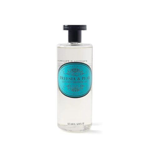 Naturally European - Freesia & Pear - Luxury Shower Gel, SLES and Paraben Free - 500 ml / 17 fl oz .