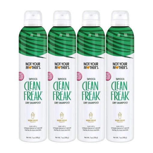 Not Your Mother 's Clean Freak Tapioca Dry Shampoo - ( 4-Pack ) 7 oz - Refreshing Dry Shampoo - Instantly Absorbs Oil for Refreshed Hair