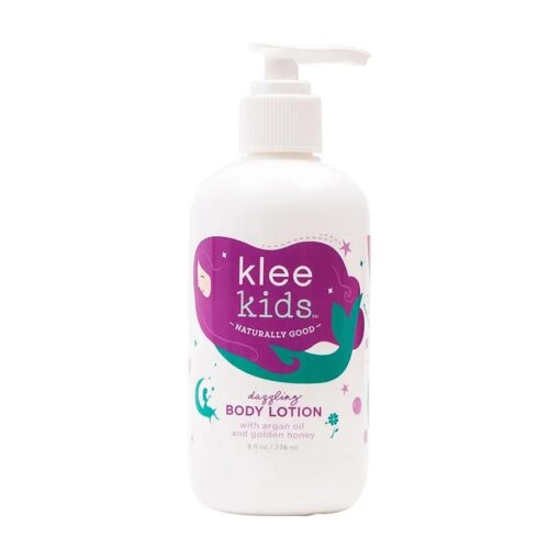 Klee Kids Dazzling Body Lotion with Argan Oil and Honey, 8 Ounce