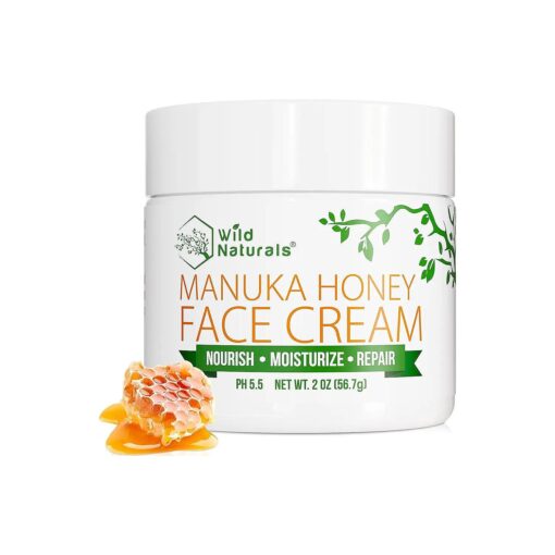 Face Moisturizer for Dry Skin - Facial Moisturizer for Women & Men - Dry Skin Face Moisturizer with Manuka Honey, Aloe Vera & Cehami - Soothing & Redness Relief Face Creams for Sensitive Skin & Eczema