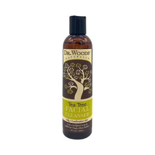 Dr. Woods Shea Vision Tea Tree Liquid Facial Cleanser with Organic Shea Butter, 8 Ounce