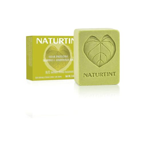 Naturtint 2 in 1 Volumizing Shampoo and Conditioner Bars - Eco-Friendly ( Color Protecting Lemon Lime )