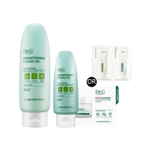 Dr.G Gowoonsesang Brightening Peeling Gel Special Edition 180g ( 120g+60g ) with Dr.G Barrier Activator Cream Sample 2ml