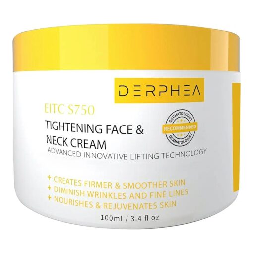 Neck Cream, Face & Neck Tightening Cream, Face Firming Cream, Skin Tightening Cream For Fine lines, Loose & Sagging Skin On Face, Neck, Decollete ( 3.4 Oz )