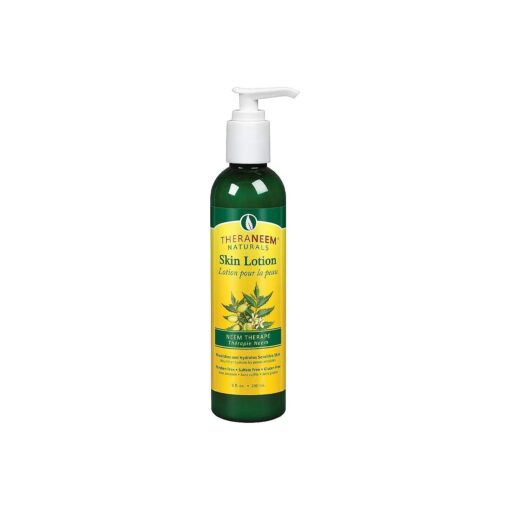 TheraNeem Neem Therap Skin Lotion | Calms, Nourishes and Hydrates Dry, Sensitive Skin with Organic Neem Oil, Vegan ( 8oz )