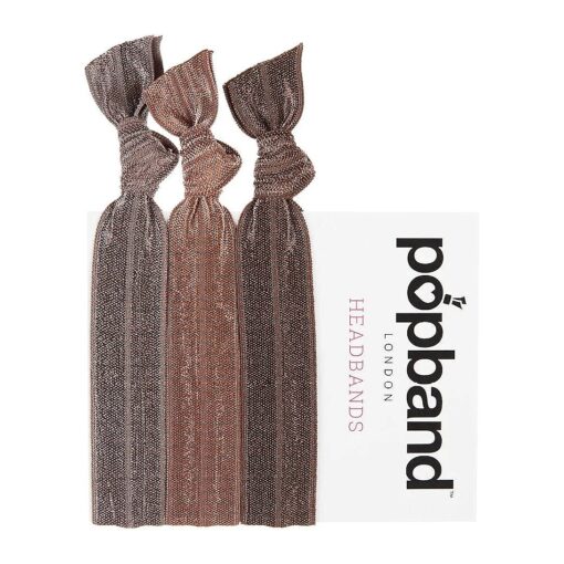 POPBAND Headbands 3 Pack Neutral Brown