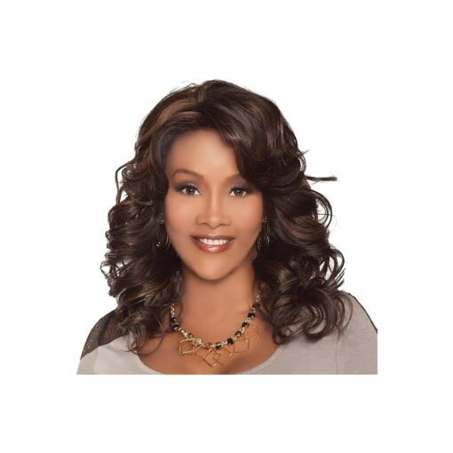 Vivica A, Fox GOLDIE-V New Futura Fiber, Deep Lace Front Wig in Color P42730 18 Inch ( Pack of 1 )