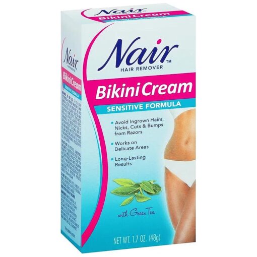 Nair Nair Sensitive Bikini Cream Hair Remover - 1.7 oz : 3 Units .