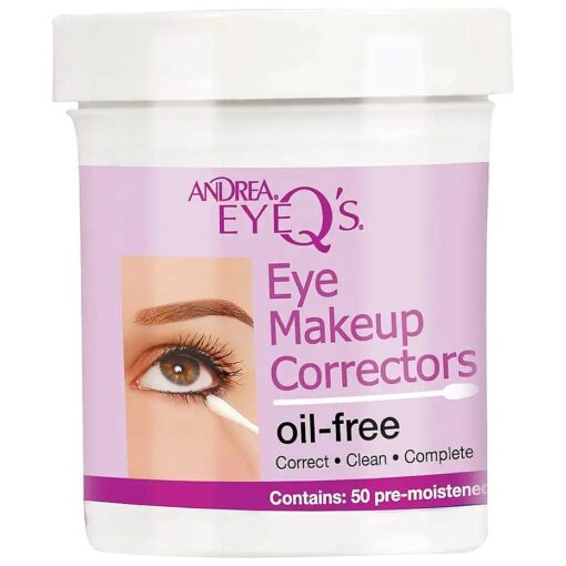 Andrea Eyeq 's Oil-free Eye Make-up Correctors Pre-moistened Swabs, 50 Count