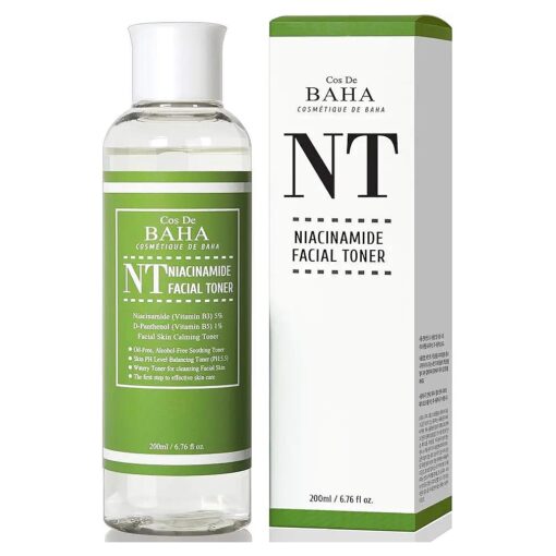 Niacinamide 5 % Facial Serum - Pore Reducer + Uneven Skin Tone Treatment + Diminishes Acne Prone, Skin Balancing Pore Reducing, Restores Elasticity, 6.75 Fl Oz