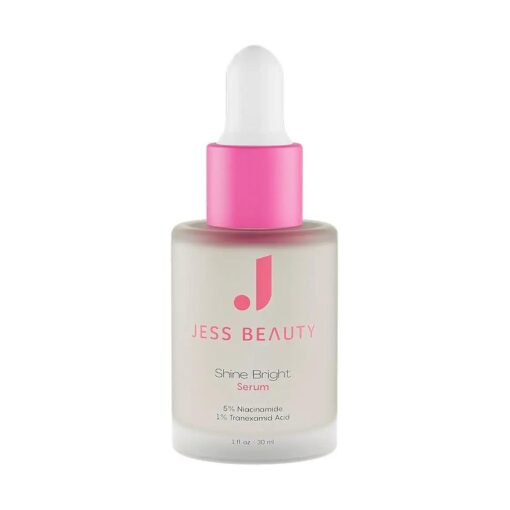 JESS BEAUTY | Shine Bright Serum with Niacinamide, Centella Asiatica & Tranexamic Acid, Lightweight Texture, Beauty and Self Care, 1 fl, oz .