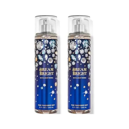 Bath & Body Works Dream Bright Fine Fragrance Body Mist Gift Set 16.0 Fl Oz ( Pack of 2 )