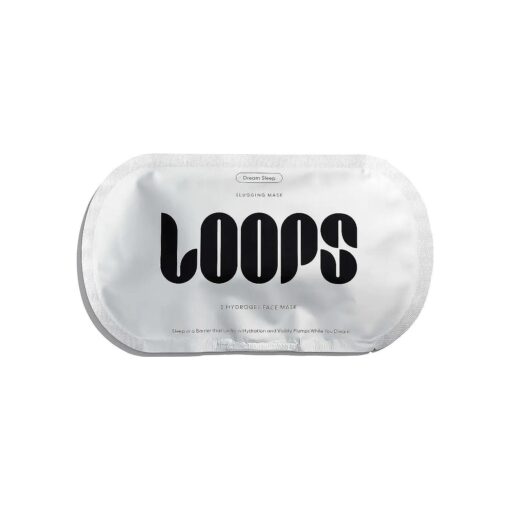 LOOPS DREAM SLEEP - Nighttime Slugging Hydrogel Facial Mask - Leaves Skin Toned, Plump, and Hydrated, and Restored - Layers Skin with Natural Oils, Vitamins, Antioxidants, and Fatty Acids - 1 pc