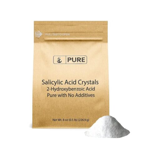 Pure Original Ingredients Salicylic Acid Crystals ( 8 oz ) 2-Hydroxybenzoic Acid, Always Pure, No Fillers Or Additives