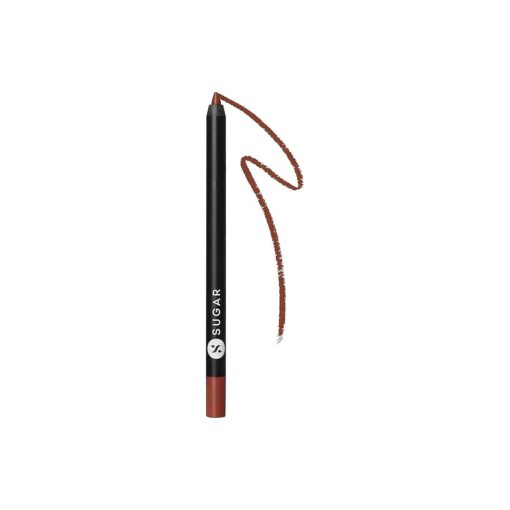 SUGAR Cosmetics Lipping On The Edge Lip Liner - 01 Taffeta Terracotta with Sharpener Water-Resistant, 10 Hours With Zero Feathering Or Fading .