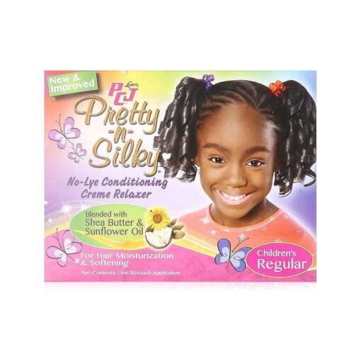 Luster 's PCJ Pretty N Silky No Lye Conditioning Relaxer Children 's, Regular