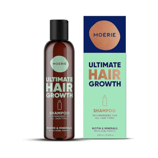 Moerie Ultimate Hair Growth Shampoo - For Longer, Thicker, Fuller Hair - Vegan Friendly Volumizing Hair Products - Paraben & Silicone Free - All Hair Types - Reverse Hair Loss - 8.45 fl oz ( 250ml )