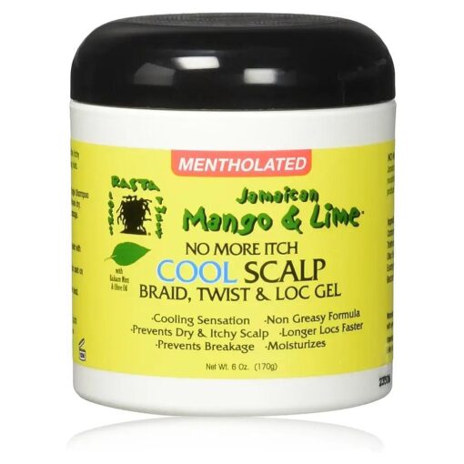 Jamaican Mango & Lime No More Itch Cool Scalp Braid Twist & Lock Gel, 6 Oz