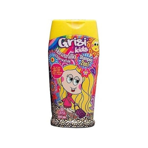 Grisi Manzanilla Kids Shampoo for Girls | Lightening Shampoo with Chamomille Extract, No Tears Hair Product for Light and Shiny Hair ; 10.1 Fl Ounces