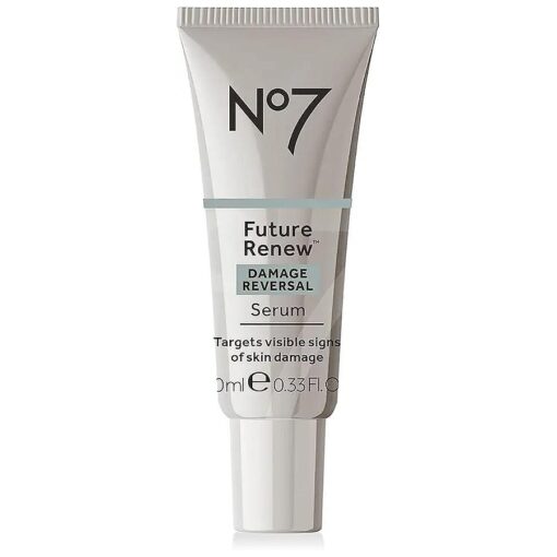 No7 Future Renew Damage Reversal Serum - Anti-Aging Face Serum for Glowing Skin - Hyaluronic Acid + Niacinamide for Skin Damage Reversal - Dermatologist-Approved, Suitable for Sensitive Skin ( 10ml )