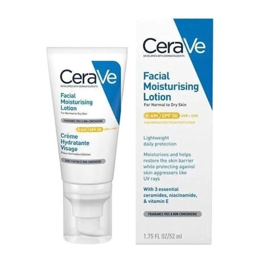 CeraVe AM Facial Moisturising Lotion SPF50 52ml/1.75floz