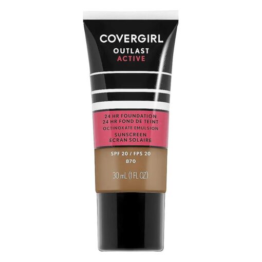 COVERGIRL Active Foundation, Toasted Almond, 1 Ounce, 1 Count