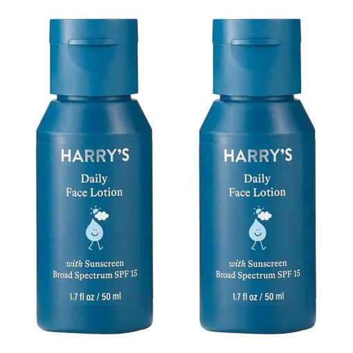 Harry 's Face Lotion - Face Moisturizer with SPF 15, 1.7 Fl Oz ( Pack of 2 )