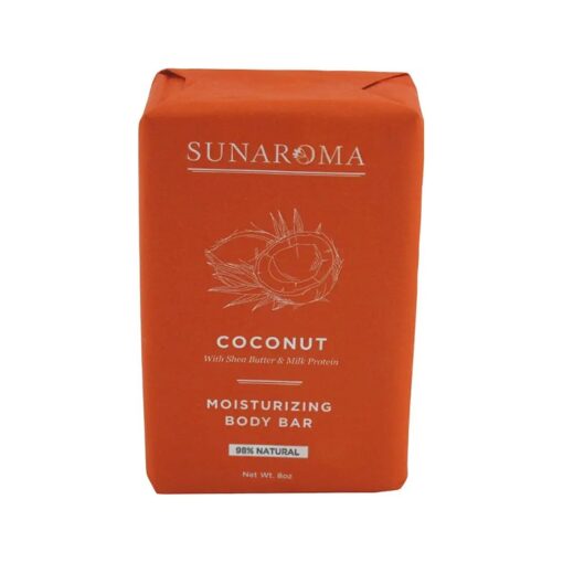 Sunaroma Soap Bar Coconut 8 Ounce ( 236ml ) ( 3 Pack )