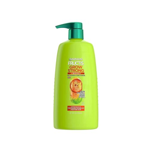 Garnier Fructis Grow Strong Thickening Conditioner for Fine Hair, Biotin-C, 32.3 Fl Oz, 1 Count ( Packaging May Vary )