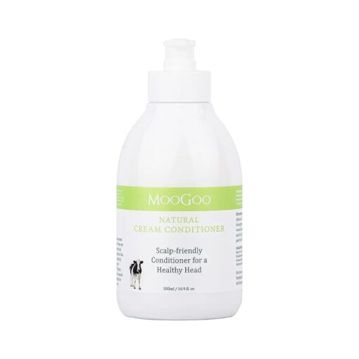 MooGoo Cream Conditioner - A non-irritating, moisturizing formula for sensitive scalps and dry hair - For all ages and hair types - For men and women .