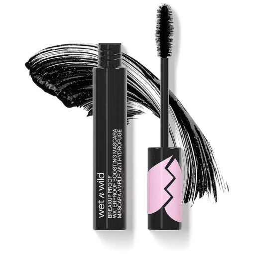 wet n wild Mascara - Volumizing, Conditioning, Lengthening, Thickening, Waterproof, Smudge-Proof, Non-Clumping, Cruelty-Free & Vegan - Multicolor