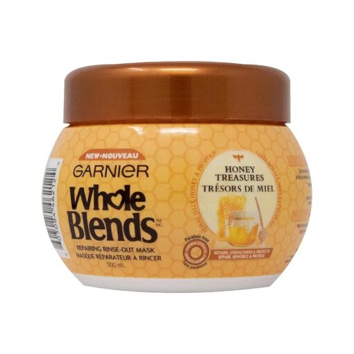 Garnier Whole Blends Mask Honey Treasures 10.1 Ounce Jar ( 300ml ) ( 3 Pack )