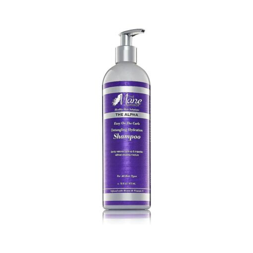 The Mane Choice The Alpha Easy On The Curls Detangling Hydration Shampoo, Gentle, Non-Stripping Clarifying Shampoo, Helps Remove Knots & Tangles, Supports Natural Hair Growth & Retention, 16 oz