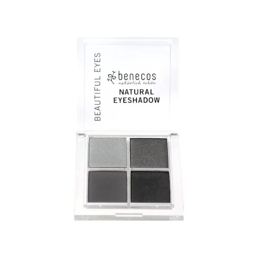 Quattro Eyeshadow Palette - Matte & Shimmering Long-Lasting Smudge-Free Natural Eye Shadow Makeup ( Smokey Eyes )