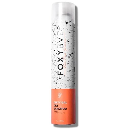 FoxyBae Dry Shampoo Spray - Dry Shampoo for Women - With Biotin for Hair Growth - Dark Hair, Brunette & Blonde - Refreshing, Volumizing & Non-Toxic - Dirty Gal Dry Shampoo