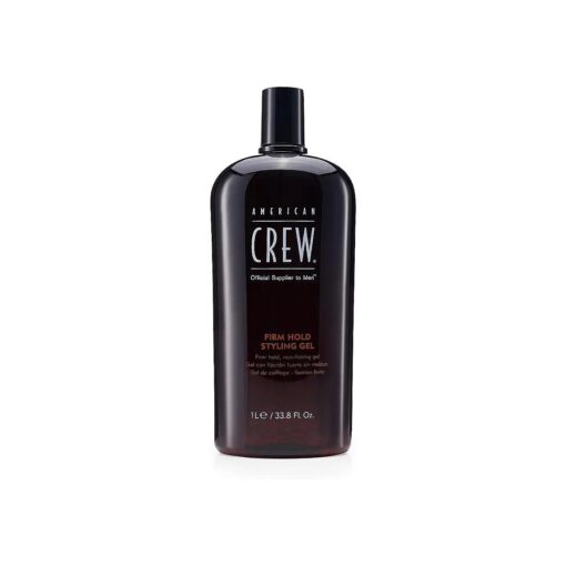 American Crew Men 's Hair Gel, Firm Hold, Non-Flaking Styling Gel, 33.8 Fl Oz