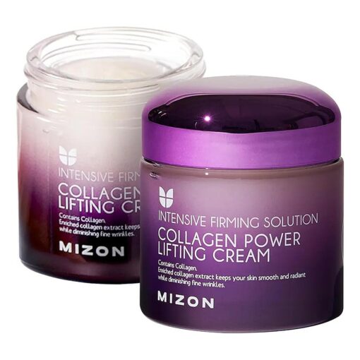 MIZON Collagen Power Lifting Cream, Face Moisturizer, Day and Night Cream, Facial Cream to Smooth Wrinkles, Non-Greasy and Non-sticky Formula, Lifting and Tightening ( 2.53 fl, oz, )