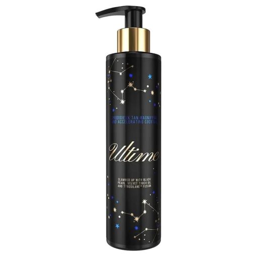 Ultime Luxury Triple Dark Tanning Lotion - Indoor Tanning Bed Lotion with Bronzer and Accelerator - Tan Enhancer for Dark Tan - Premium Moisturizing Body Tanning Lotion - Ultra-Light & Non Sticky