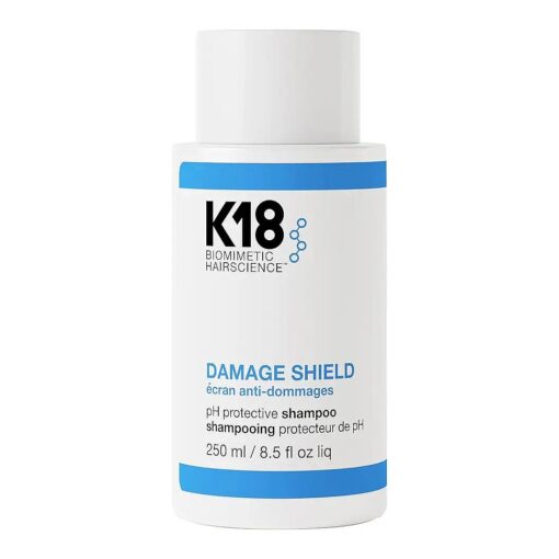 K18 Damage Shield Protective Shampoo, Reduces Frizziness & Tangles, Maintains Hair Health, 8.5 Fl Oz