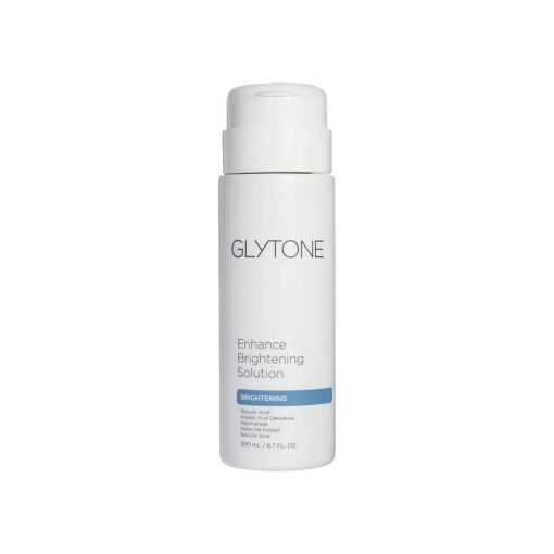 Glytone Enhance Brightening Solution - Glycolic Acid, Azelaic Acid, Niacinamide, Malachite Extract - Prep Skin, Brighten & Unclog Pores - 6.7 fl, oz .